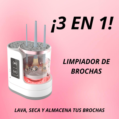 Limpiador de brochas 3 en 1