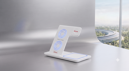 Soporte de carga inalámbrica rápida LED 3 en 1